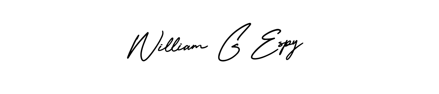 Also we have William G Espy name is the best signature style. Create professional handwritten signature collection using AmerikaSignatureDemo-Regular autograph style. William G Espy signature style 3 images and pictures png