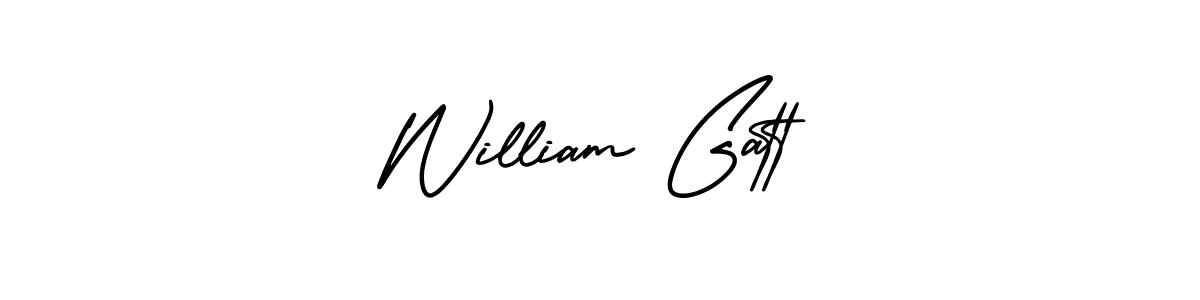 Similarly AmerikaSignatureDemo-Regular is the best handwritten signature design. Signature creator online .You can use it as an online autograph creator for name William Gatt. William Gatt signature style 3 images and pictures png
