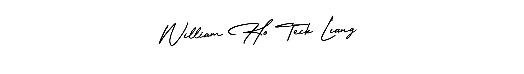 AmerikaSignatureDemo-Regular is a professional signature style that is perfect for those who want to add a touch of class to their signature. It is also a great choice for those who want to make their signature more unique. Get William Ho Teck Liang name to fancy signature for free. William Ho Teck Liang signature style 3 images and pictures png