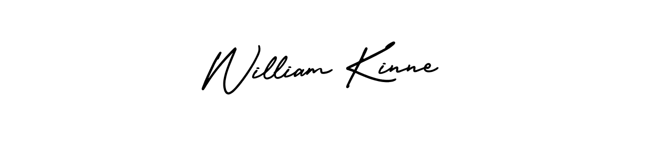 Design your own signature with our free online signature maker. With this signature software, you can create a handwritten (AmerikaSignatureDemo-Regular) signature for name William Kinne. William Kinne signature style 3 images and pictures png