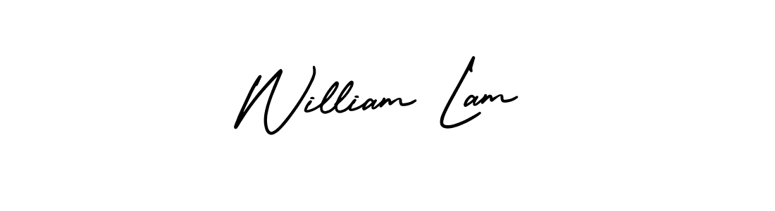 if you are searching for the best signature style for your name William Lam. so please give up your signature search. here we have designed multiple signature styles  using AmerikaSignatureDemo-Regular. William Lam signature style 3 images and pictures png