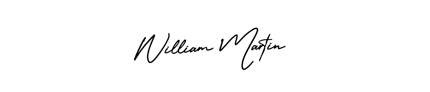 Create a beautiful signature design for name William Martin. With this signature (AmerikaSignatureDemo-Regular) fonts, you can make a handwritten signature for free. William Martin signature style 3 images and pictures png