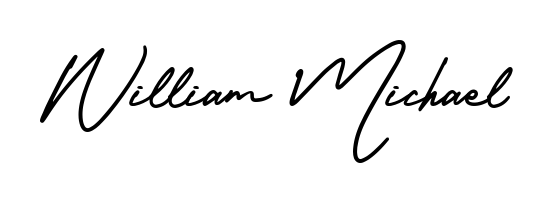 The AmerikaSignatureDemo-Regular signature style provides a bold statement for name William Michael. Designed for business owners, executives, and leaders. William Michael signature style 3 images and pictures png
