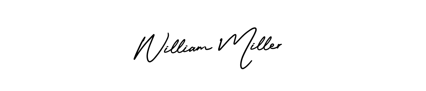 Check out images of Autograph of William Miller name. Actor William Miller Signature Style. AmerikaSignatureDemo-Regular is a professional sign style online. William Miller signature style 3 images and pictures png