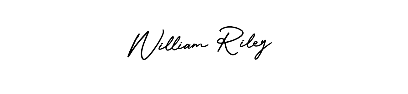 if you are searching for the best signature style for your name William Riley. so please give up your signature search. here we have designed multiple signature styles  using AmerikaSignatureDemo-Regular. William Riley signature style 3 images and pictures png