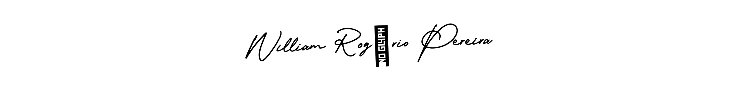 How to make William Rogério Pereira signature? AmerikaSignatureDemo-Regular is a professional autograph style. Create handwritten signature for William Rogério Pereira name. William Rogério Pereira signature style 3 images and pictures png