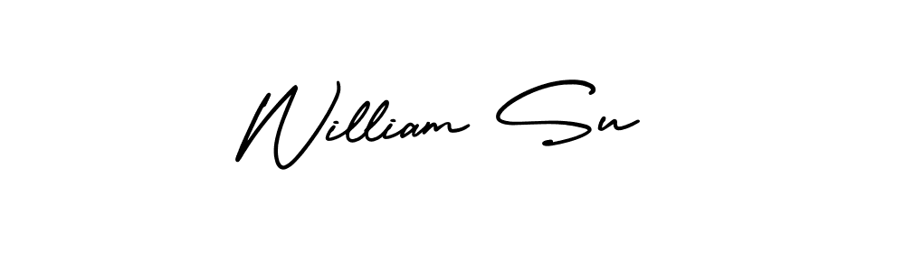 Check out images of Autograph of William Su name. Actor William Su Signature Style. AmerikaSignatureDemo-Regular is a professional sign style online. William Su signature style 3 images and pictures png