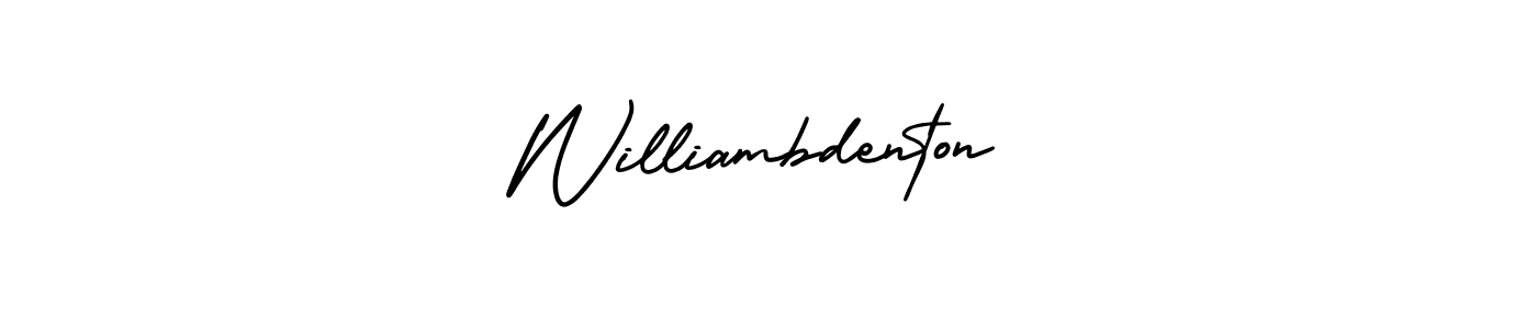 AmerikaSignatureDemo-Regular is a professional signature style that is perfect for those who want to add a touch of class to their signature. It is also a great choice for those who want to make their signature more unique. Get Williambdenton name to fancy signature for free. Williambdenton signature style 3 images and pictures png