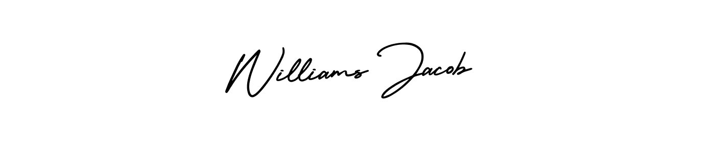 Make a short Williams Jacob signature style. Manage your documents anywhere anytime using AmerikaSignatureDemo-Regular. Create and add eSignatures, submit forms, share and send files easily. Williams Jacob signature style 3 images and pictures png