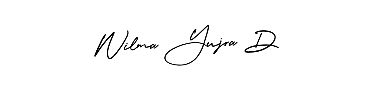 Make a beautiful signature design for name Wilma Yujra D. Use this online signature maker to create a handwritten signature for free. Wilma Yujra D signature style 3 images and pictures png