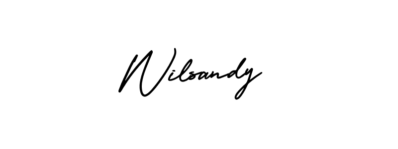 Similarly AmerikaSignatureDemo-Regular is the best handwritten signature design. Signature creator online .You can use it as an online autograph creator for name Wilsandy. Wilsandy signature style 3 images and pictures png