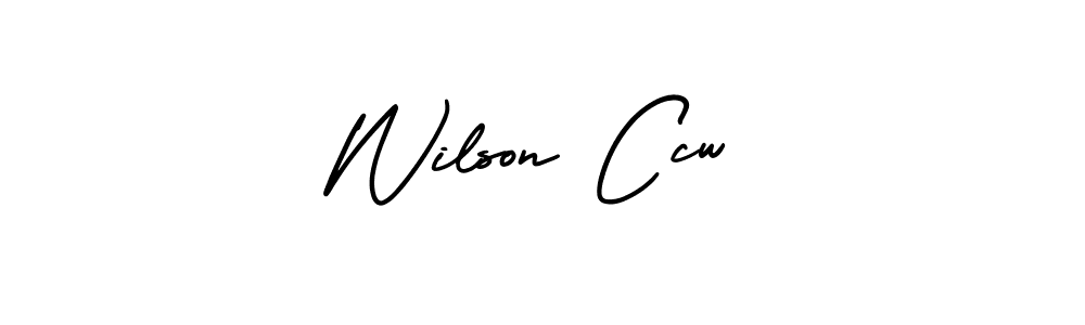 Similarly AmerikaSignatureDemo-Regular is the best handwritten signature design. Signature creator online .You can use it as an online autograph creator for name Wilson Ccw. Wilson Ccw signature style 3 images and pictures png