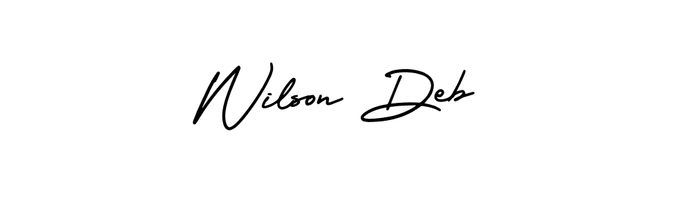 Once you've used our free online signature maker to create your best signature AmerikaSignatureDemo-Regular style, it's time to enjoy all of the benefits that Wilson Deb name signing documents. Wilson Deb signature style 3 images and pictures png