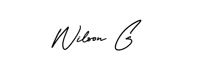 You can use this online signature creator to create a handwritten signature for the name Wilson G. This is the best online autograph maker. Wilson G signature style 3 images and pictures png