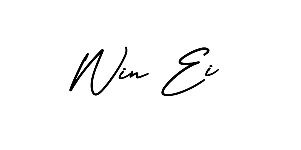 Best and Professional Signature Style for Win Ei. AmerikaSignatureDemo-Regular Best Signature Style Collection. Win Ei signature style 3 images and pictures png