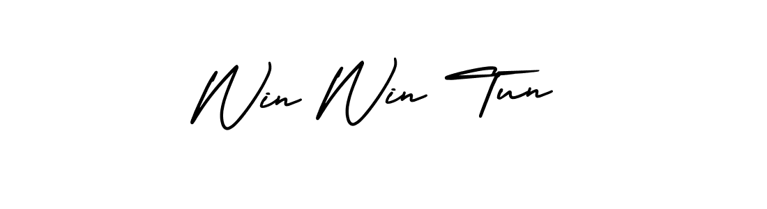 You can use this online signature creator to create a handwritten signature for the name Win Win Tun. This is the best online autograph maker. Win Win Tun signature style 3 images and pictures png