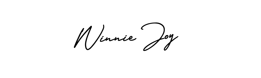 Make a beautiful signature design for name Winnie Joy. Use this online signature maker to create a handwritten signature for free. Winnie Joy signature style 3 images and pictures png