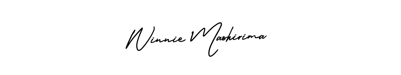 if you are searching for the best signature style for your name Winnie Mashirima. so please give up your signature search. here we have designed multiple signature styles  using AmerikaSignatureDemo-Regular. Winnie Mashirima signature style 3 images and pictures png