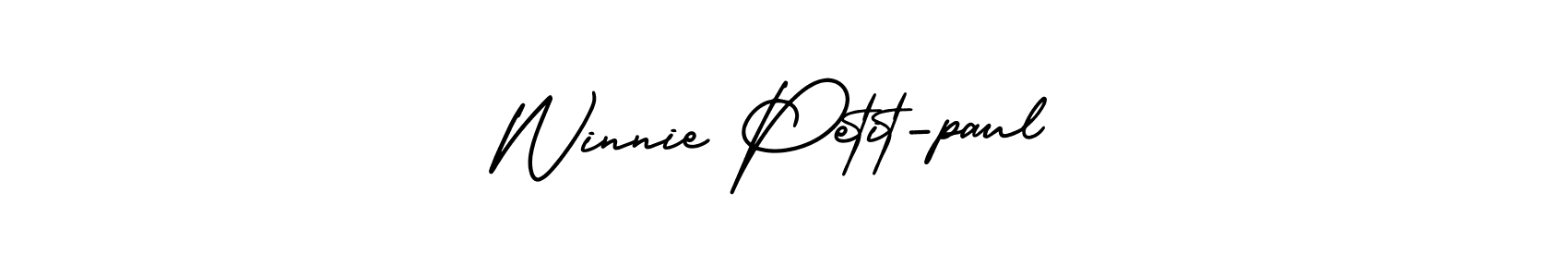 Design your own signature with our free online signature maker. With this signature software, you can create a handwritten (AmerikaSignatureDemo-Regular) signature for name Winnie Petit-paul. Winnie Petit-paul signature style 3 images and pictures png