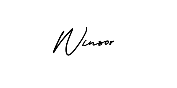 Make a beautiful signature design for name Winsor. Use this online signature maker to create a handwritten signature for free. Winsor signature style 3 images and pictures png