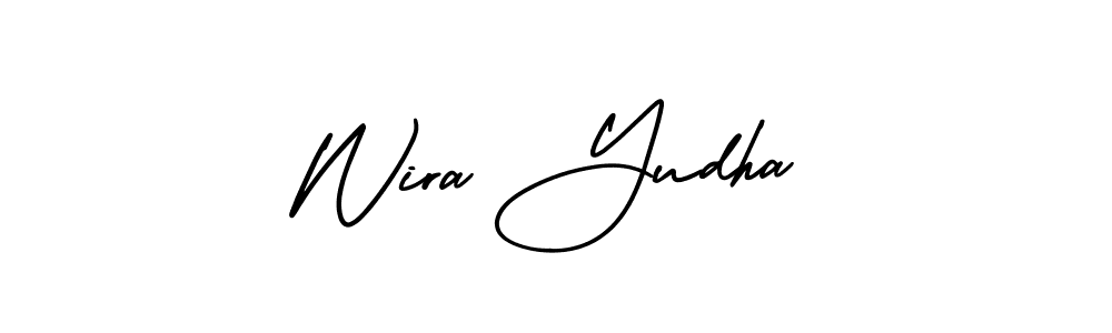 Check out images of Autograph of Wira Yudha name. Actor Wira Yudha Signature Style. AmerikaSignatureDemo-Regular is a professional sign style online. Wira Yudha signature style 3 images and pictures png