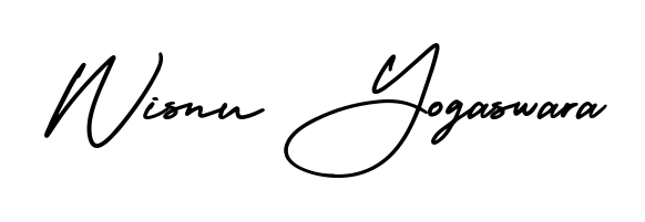 This is the best signature style for the Wisnu Yogaswara name. Also you like these signature font (AmerikaSignatureDemo-Regular). Mix name signature. Wisnu Yogaswara signature style 3 images and pictures png