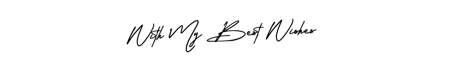 Similarly AmerikaSignatureDemo-Regular is the best handwritten signature design. Signature creator online .You can use it as an online autograph creator for name With My Best Wishes. With My Best Wishes signature style 3 images and pictures png