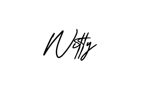 Similarly AmerikaSignatureDemo-Regular is the best handwritten signature design. Signature creator online .You can use it as an online autograph creator for name Witty. Witty signature style 3 images and pictures png