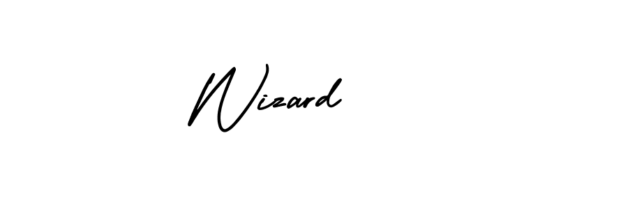 Make a beautiful signature design for name Wizard   . With this signature (AmerikaSignatureDemo-Regular) style, you can create a handwritten signature for free. Wizard    signature style 3 images and pictures png