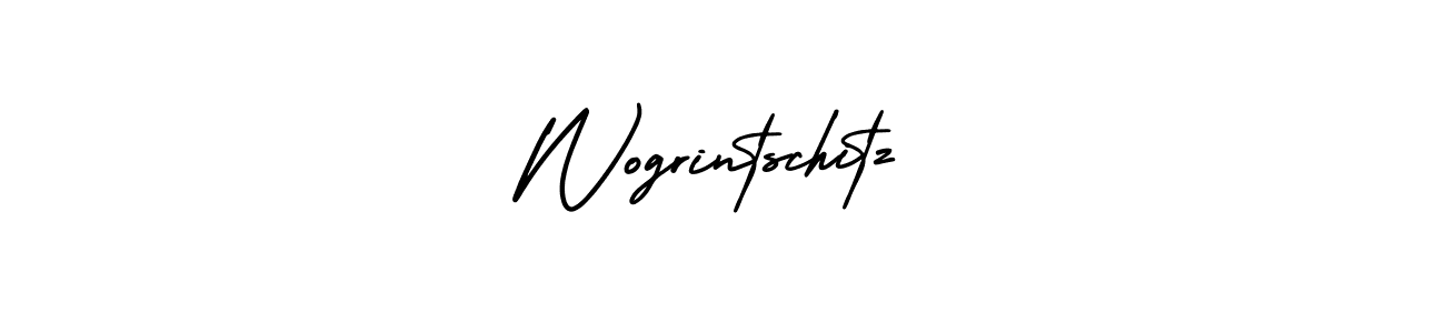 How to Draw Wogrintschitz signature style? AmerikaSignatureDemo-Regular is a latest design signature styles for name Wogrintschitz. Wogrintschitz signature style 3 images and pictures png