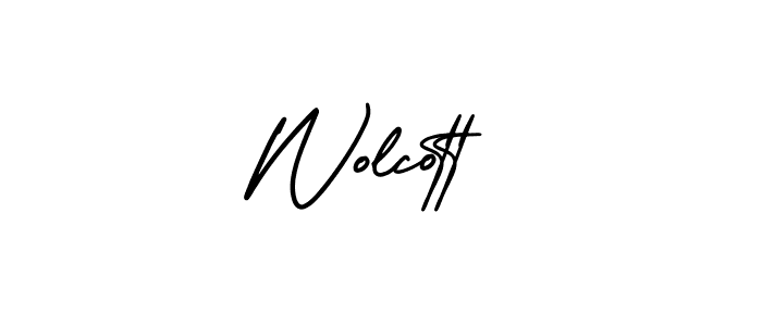 It looks lik you need a new signature style for name Wolcott. Design unique handwritten (AmerikaSignatureDemo-Regular) signature with our free signature maker in just a few clicks. Wolcott signature style 3 images and pictures png