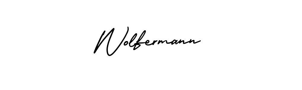 It looks lik you need a new signature style for name Wolfermann. Design unique handwritten (AmerikaSignatureDemo-Regular) signature with our free signature maker in just a few clicks. Wolfermann signature style 3 images and pictures png
