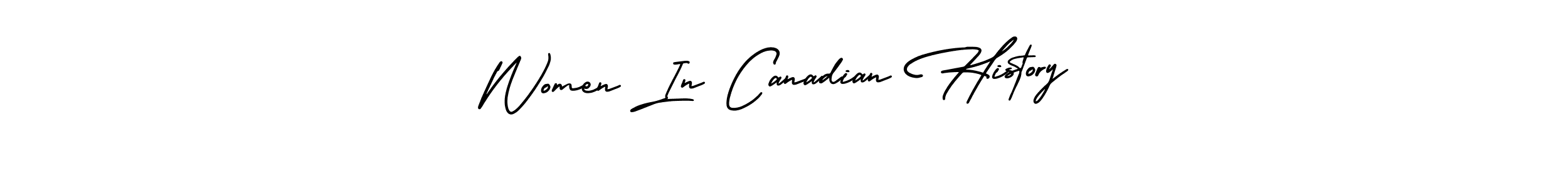 See photos of Women In Canadian History official signature by Spectra . Check more albums & portfolios. Read reviews & check more about AmerikaSignatureDemo-Regular font. Women In Canadian History signature style 3 images and pictures png