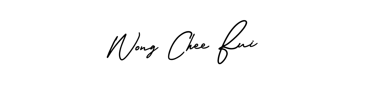 Design your own signature with our free online signature maker. With this signature software, you can create a handwritten (AmerikaSignatureDemo-Regular) signature for name Wong Chee Fui. Wong Chee Fui signature style 3 images and pictures png