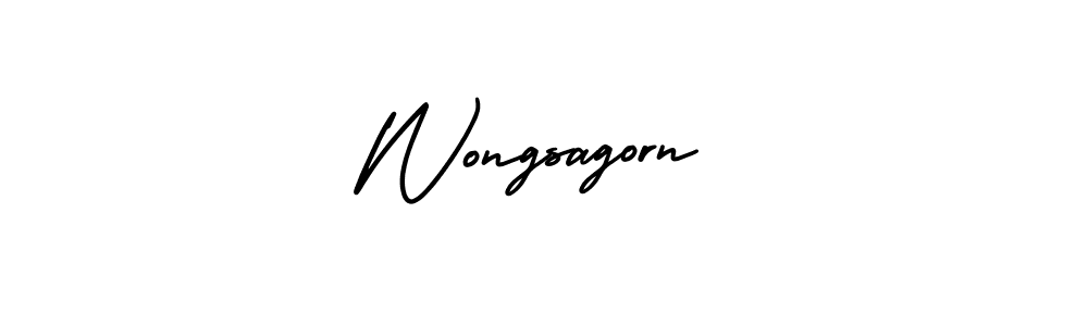 if you are searching for the best signature style for your name Wongsagorn. so please give up your signature search. here we have designed multiple signature styles  using AmerikaSignatureDemo-Regular. Wongsagorn signature style 3 images and pictures png