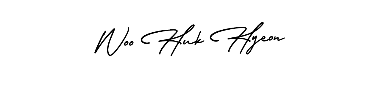 Make a beautiful signature design for name Woo Huk Hyeon. Use this online signature maker to create a handwritten signature for free. Woo Huk Hyeon signature style 3 images and pictures png