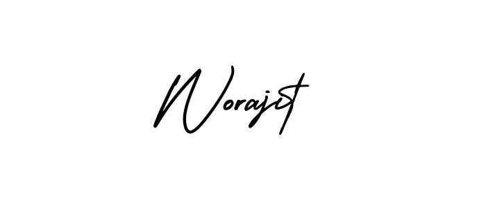 It looks lik you need a new signature style for name Worajit. Design unique handwritten (AmerikaSignatureDemo-Regular) signature with our free signature maker in just a few clicks. Worajit signature style 3 images and pictures png