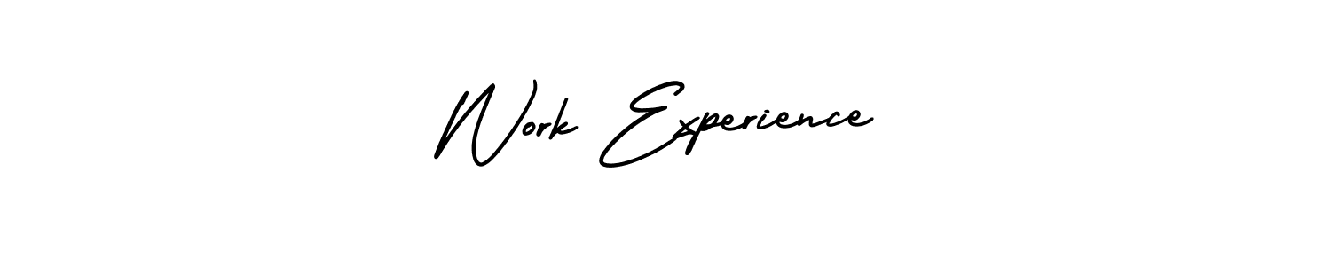 AmerikaSignatureDemo-Regular is a professional signature style that is perfect for those who want to add a touch of class to their signature. It is also a great choice for those who want to make their signature more unique. Get Work Experience name to fancy signature for free. Work Experience signature style 3 images and pictures png