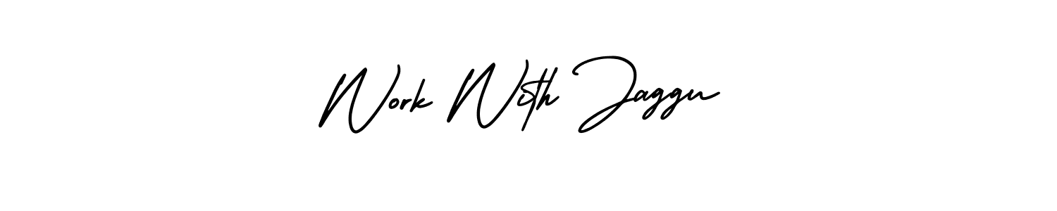 Also we have Work With Jaggu name is the best signature style. Create professional handwritten signature collection using AmerikaSignatureDemo-Regular autograph style. Work With Jaggu signature style 3 images and pictures png