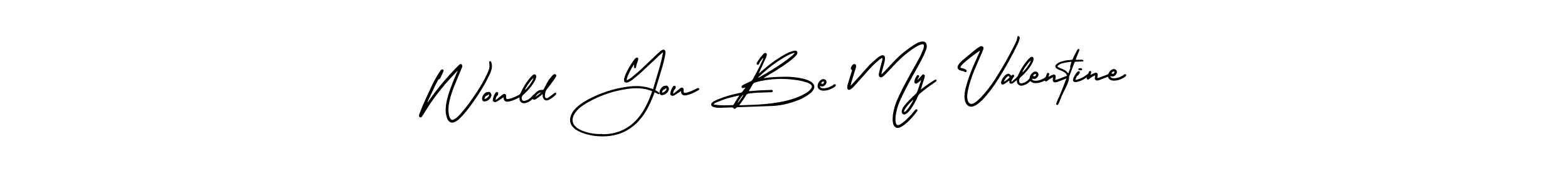 Make a beautiful signature design for name Would You Be My Valentine. Use this online signature maker to create a handwritten signature for free. Would You Be My Valentine signature style 3 images and pictures png