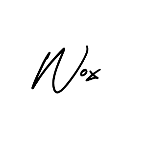 Make a beautiful signature design for name Wox. With this signature (AmerikaSignatureDemo-Regular) style, you can create a handwritten signature for free. Wox signature style 3 images and pictures png