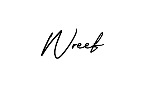 Check out images of Autograph of Wreef name. Actor Wreef Signature Style. AmerikaSignatureDemo-Regular is a professional sign style online. Wreef signature style 3 images and pictures png