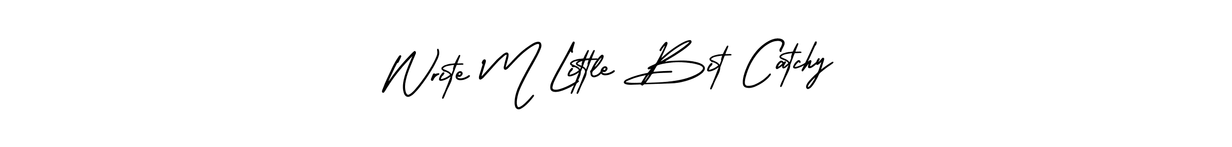 Here are the top 10 professional signature styles for the name Write M Little Bit Catchy. These are the best autograph styles you can use for your name. Write M Little Bit Catchy signature style 3 images and pictures png