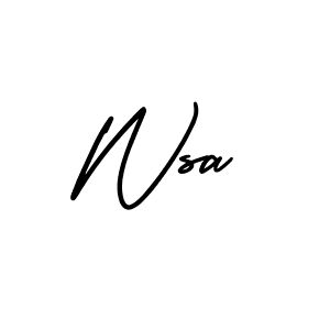 Also we have Wsa name is the best signature style. Create professional handwritten signature collection using AmerikaSignatureDemo-Regular autograph style. Wsa signature style 3 images and pictures png