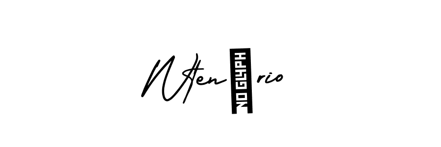 Make a beautiful signature design for name Wtenório. With this signature (AmerikaSignatureDemo-Regular) style, you can create a handwritten signature for free. Wtenório signature style 3 images and pictures png