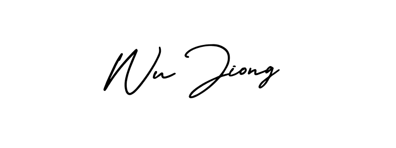 It looks lik you need a new signature style for name Wu Jiong. Design unique handwritten (AmerikaSignatureDemo-Regular) signature with our free signature maker in just a few clicks. Wu Jiong signature style 3 images and pictures png