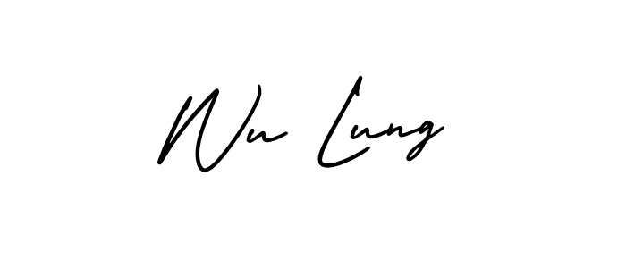 Also You can easily find your signature by using the search form. We will create Wu Lung name handwritten signature images for you free of cost using AmerikaSignatureDemo-Regular sign style. Wu Lung signature style 3 images and pictures png