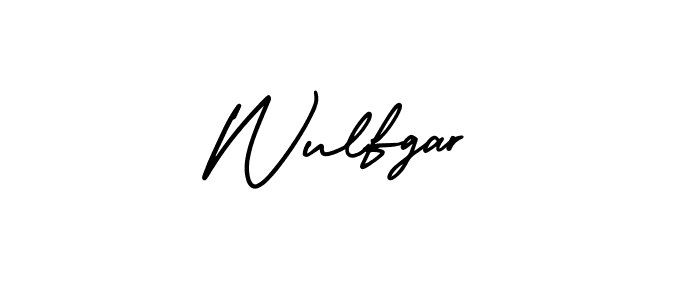 Best and Professional Signature Style for Wulfgar. AmerikaSignatureDemo-Regular Best Signature Style Collection. Wulfgar signature style 3 images and pictures png