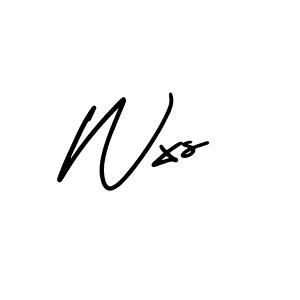 Create a beautiful signature design for name Wxs. With this signature (AmerikaSignatureDemo-Regular) fonts, you can make a handwritten signature for free. Wxs signature style 3 images and pictures png