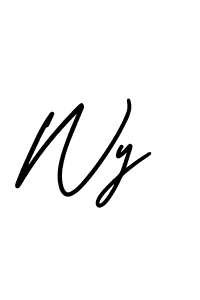 Also You can easily find your signature by using the search form. We will create Wy name handwritten signature images for you free of cost using AmerikaSignatureDemo-Regular sign style. Wy signature style 3 images and pictures png